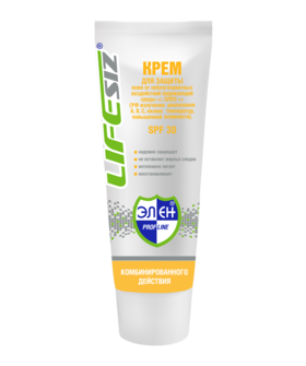 Крем для рук защитный от УФ-излучений SPF 30 и низких температур Элен 100 мл.
